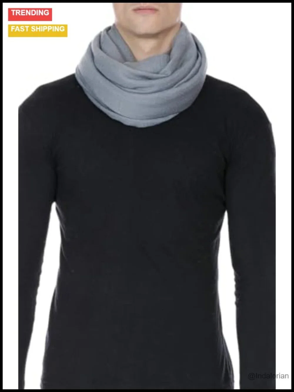 Luxurious Merino Wool Silk Pashmina Shawl - Soft, Long, Gift Box